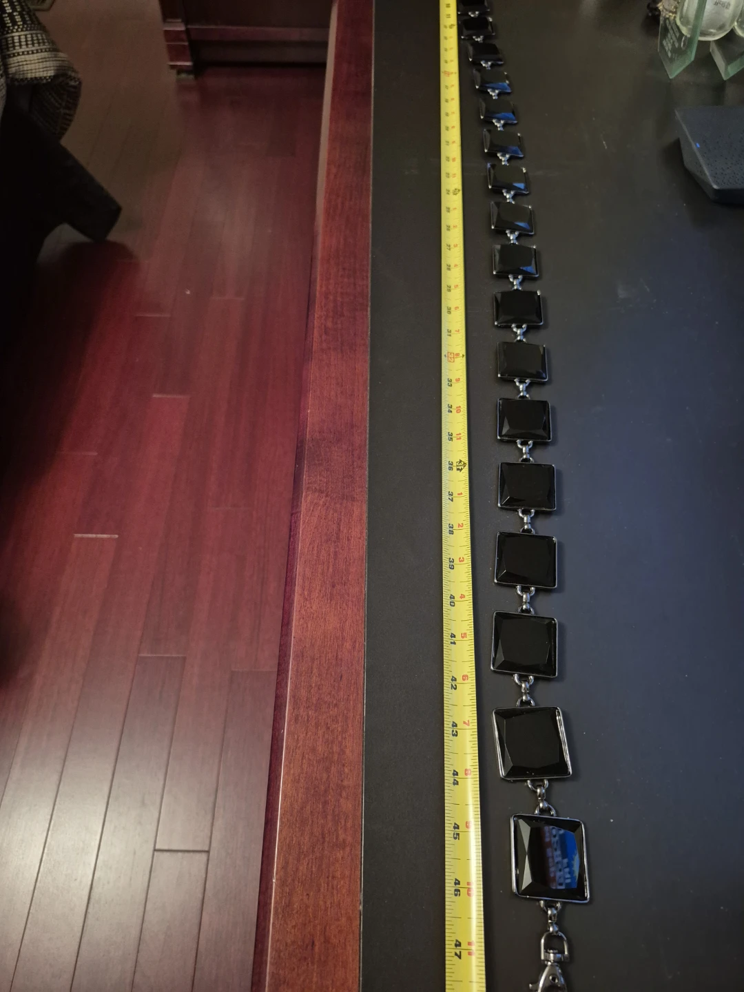 Black Square Link Belt