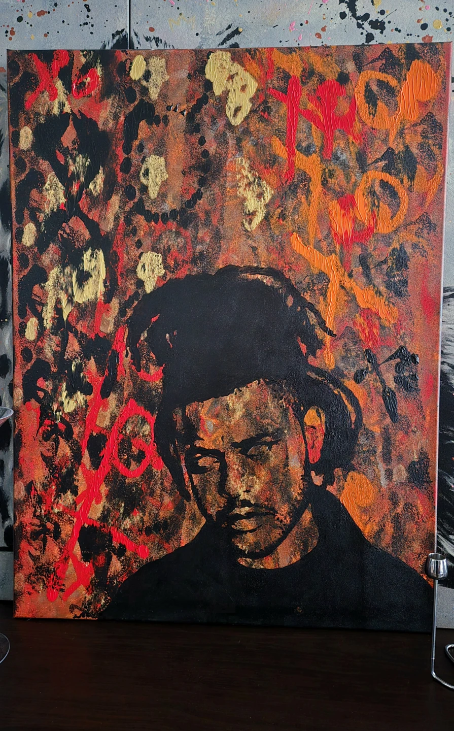 The Weeknd Abstract Canvas Art
