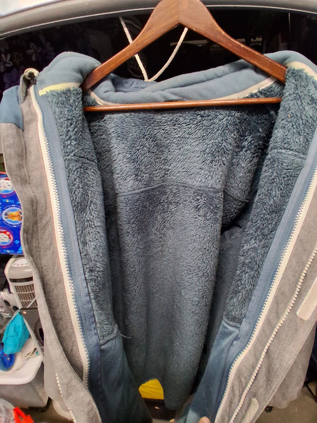 XL  North Face Men's Grey Fleece Lined Jacket - photo 4