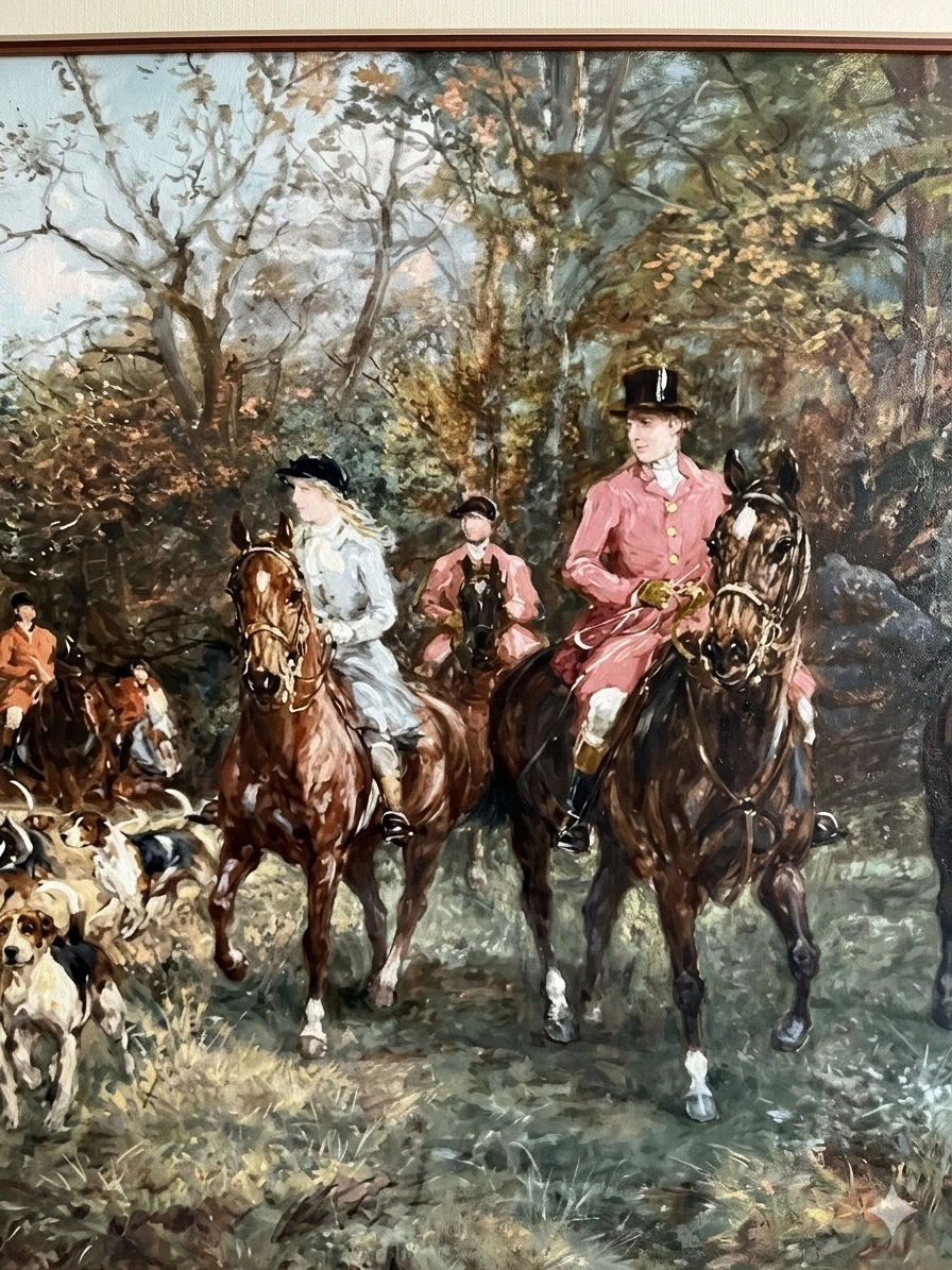 Heywood Hardy Equestrian Fox Hunting Framed Print - photo 2
