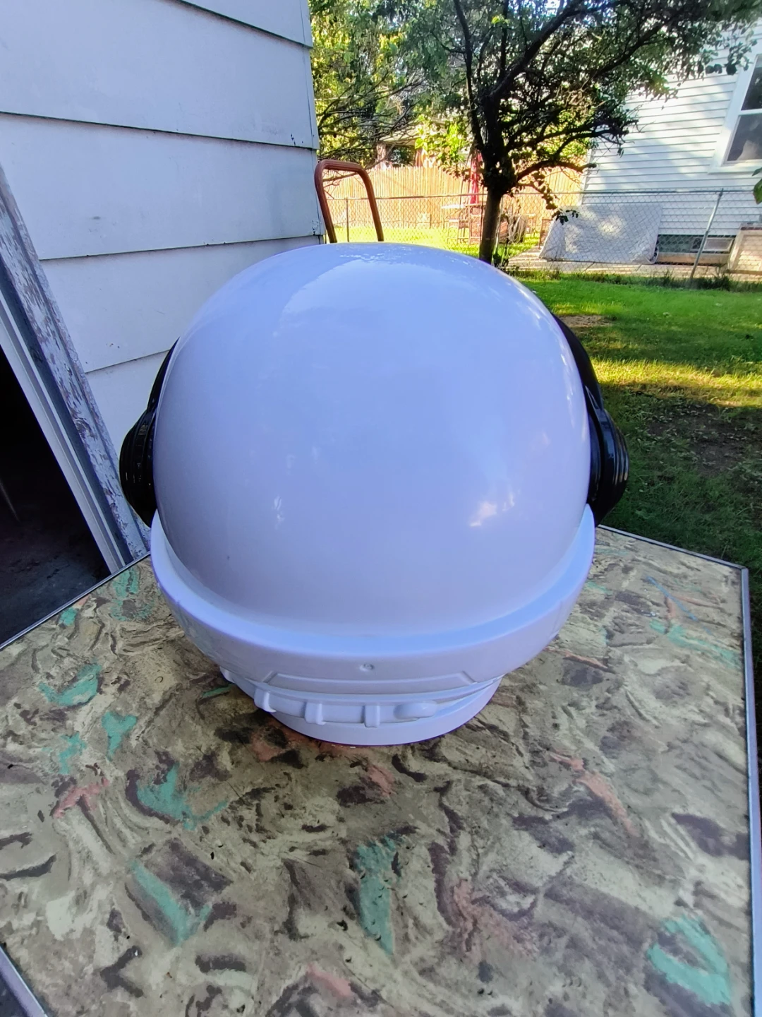 Childs Youths Space Helmet made of plastic for Halloween or fun - photo 2