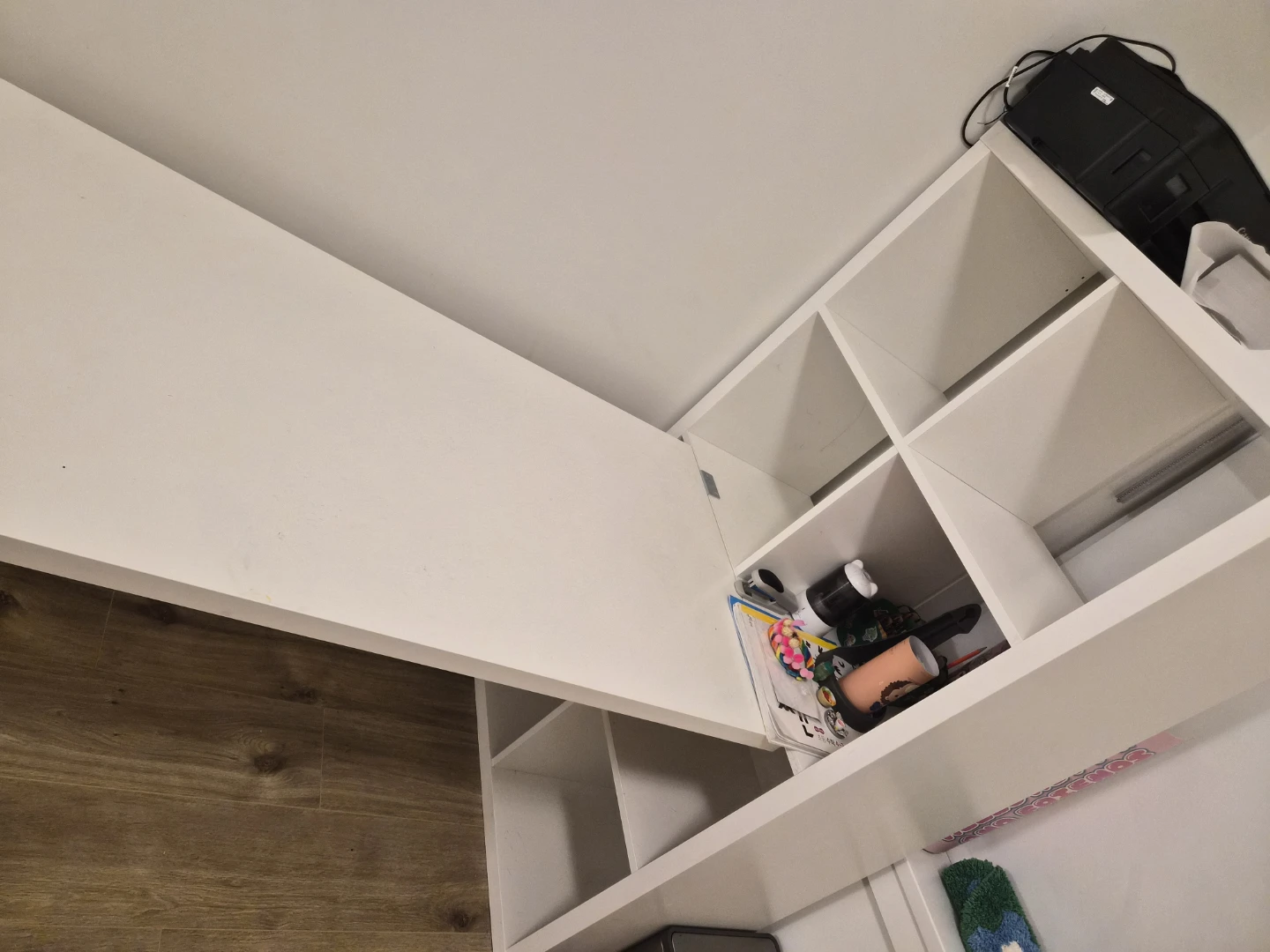 IKEA KALLAX / LAGKAPTEN white desk combination - photo 4