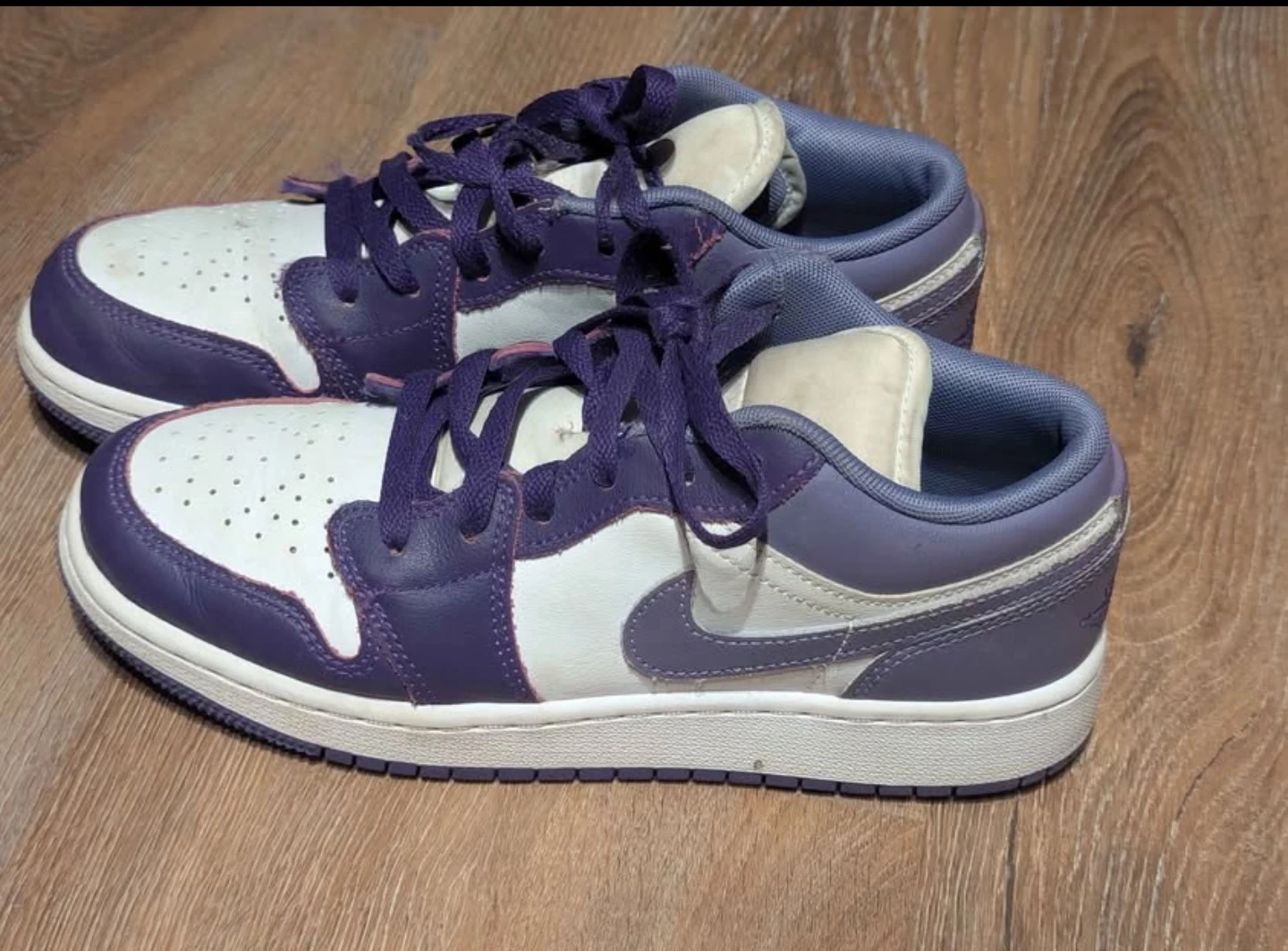 Air Jordan 1 Low (GS) 'Court Purple' - photo 3