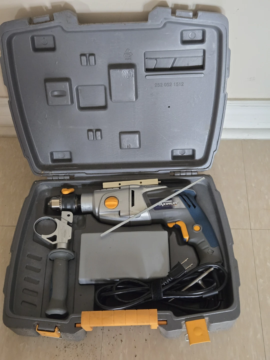 Mastercraft Maximum Corded Drill in Case