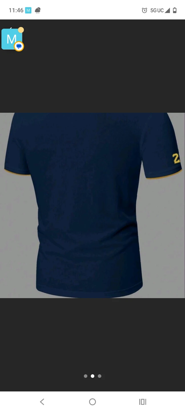 New Currents Navy Polo Shirt - photo 3