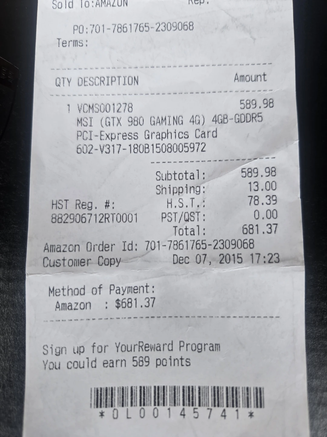 MSI GeForce GTX 980 Gaming 4G Graphics Card - photo 3