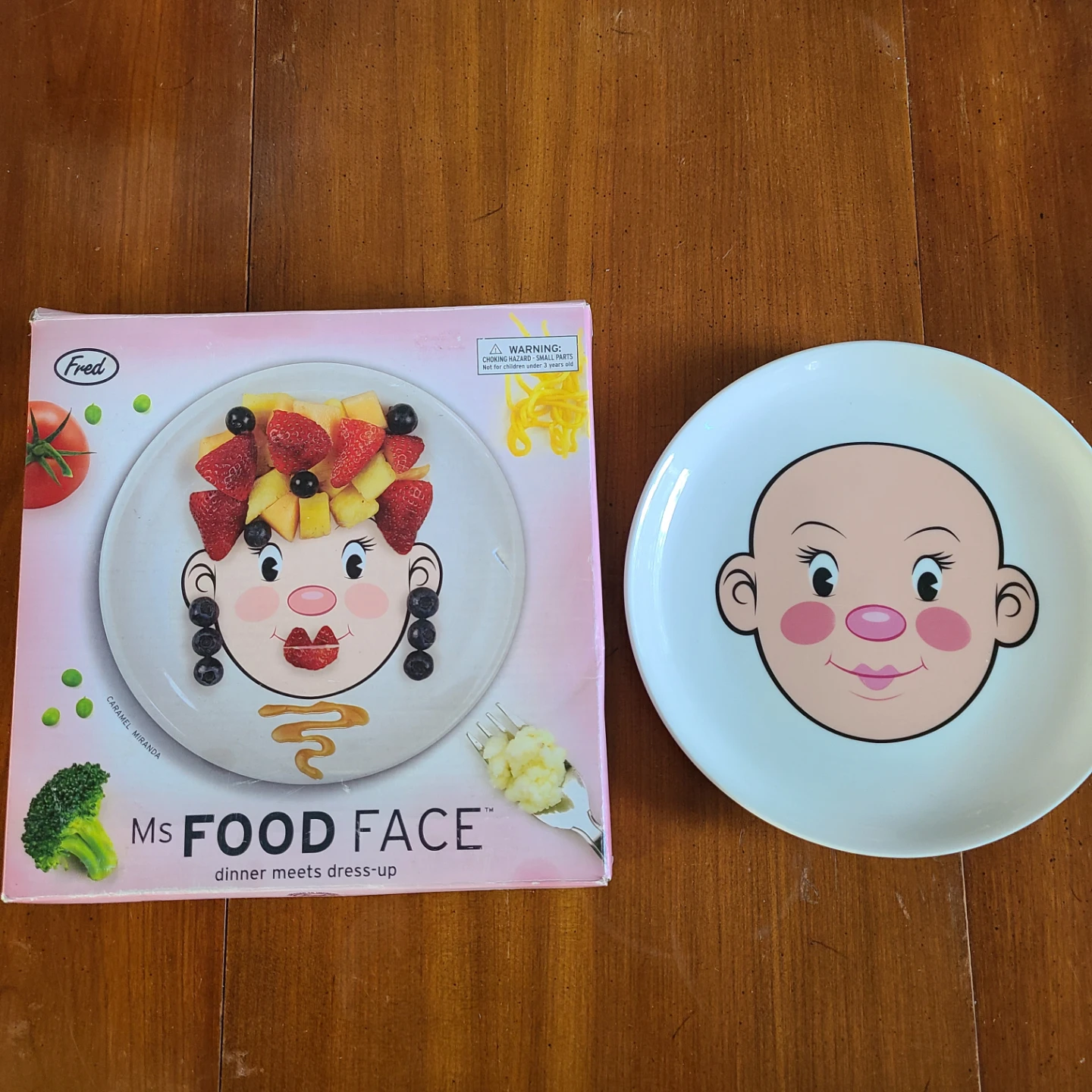 Fred Ms Food Face Dinner Plate