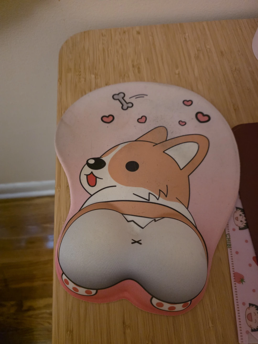 Corgi Wrist Rest Mouse Pad