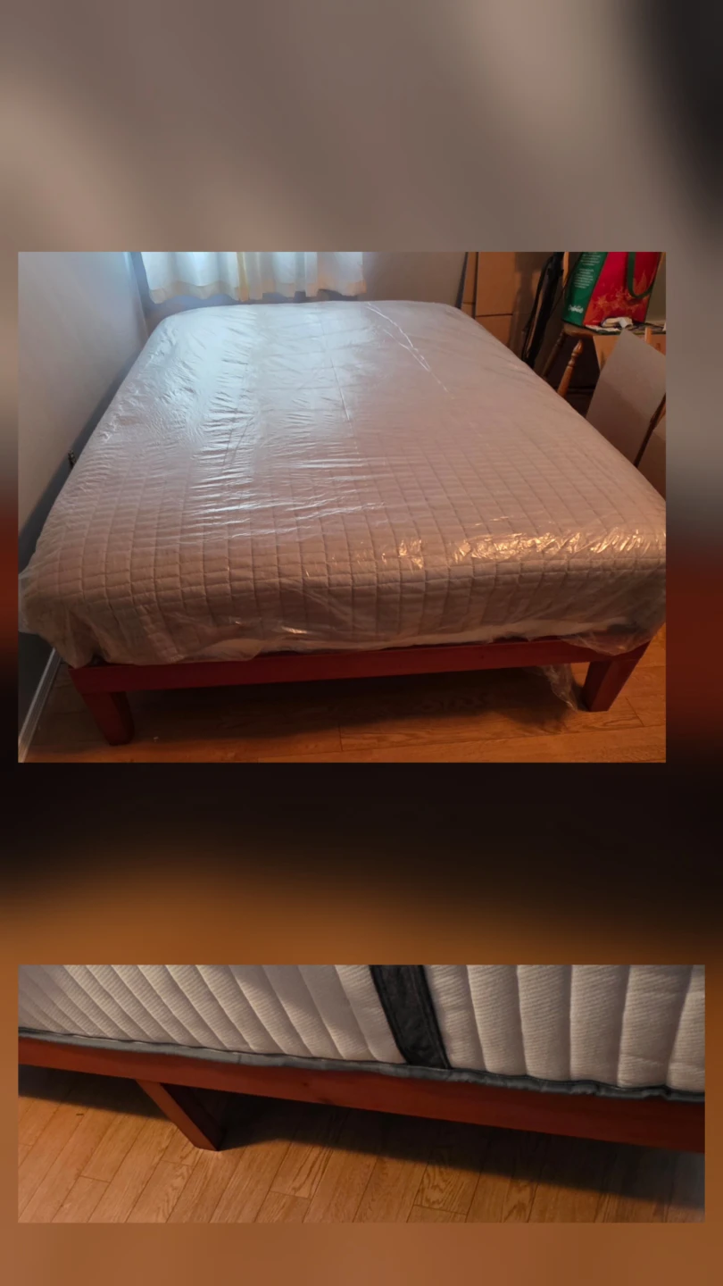 Brand New Serweet Double Mattress & Wood Platform Frame Set - photo 3