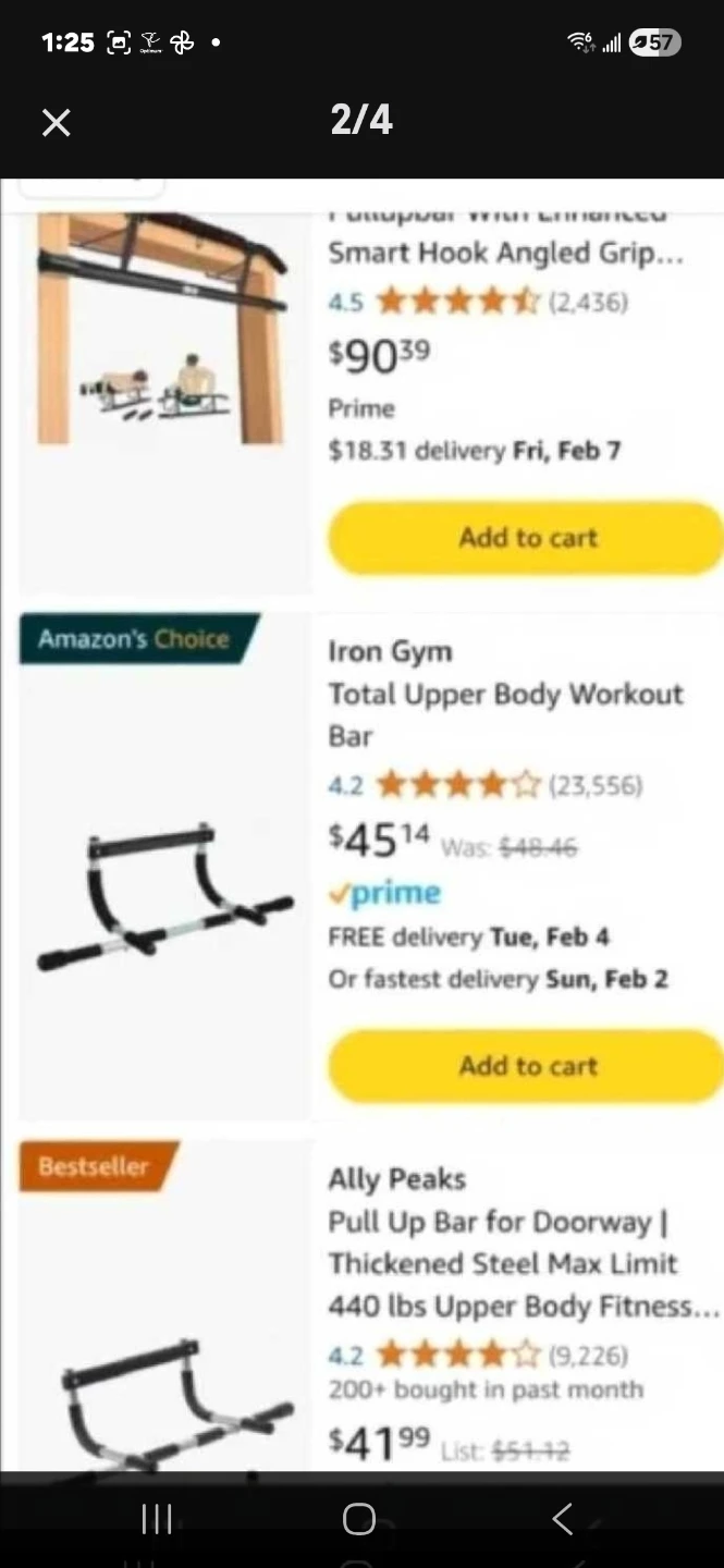 Exercising Gym Pro Fix Total Upper Body Workout Bar/rod - photo 2