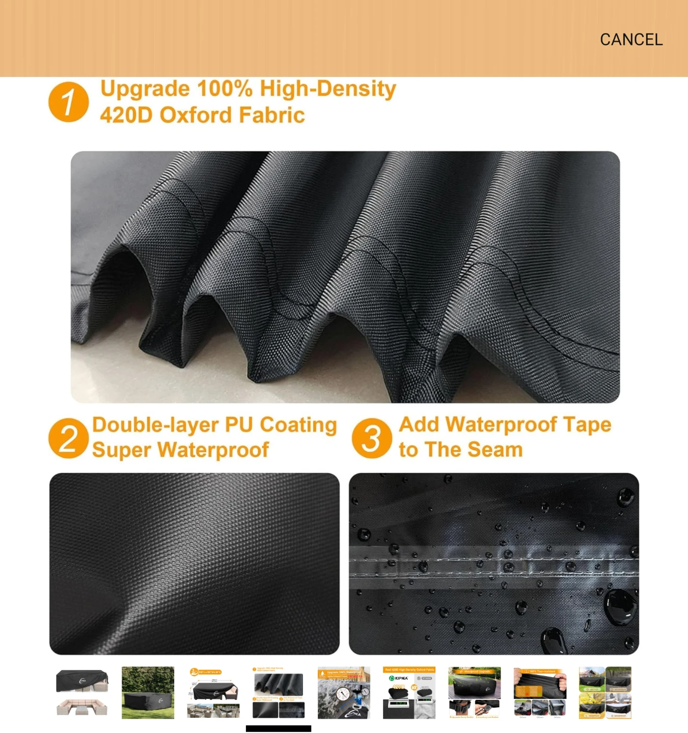 KIPIEA Outdoor Furniture Cover - photo 3