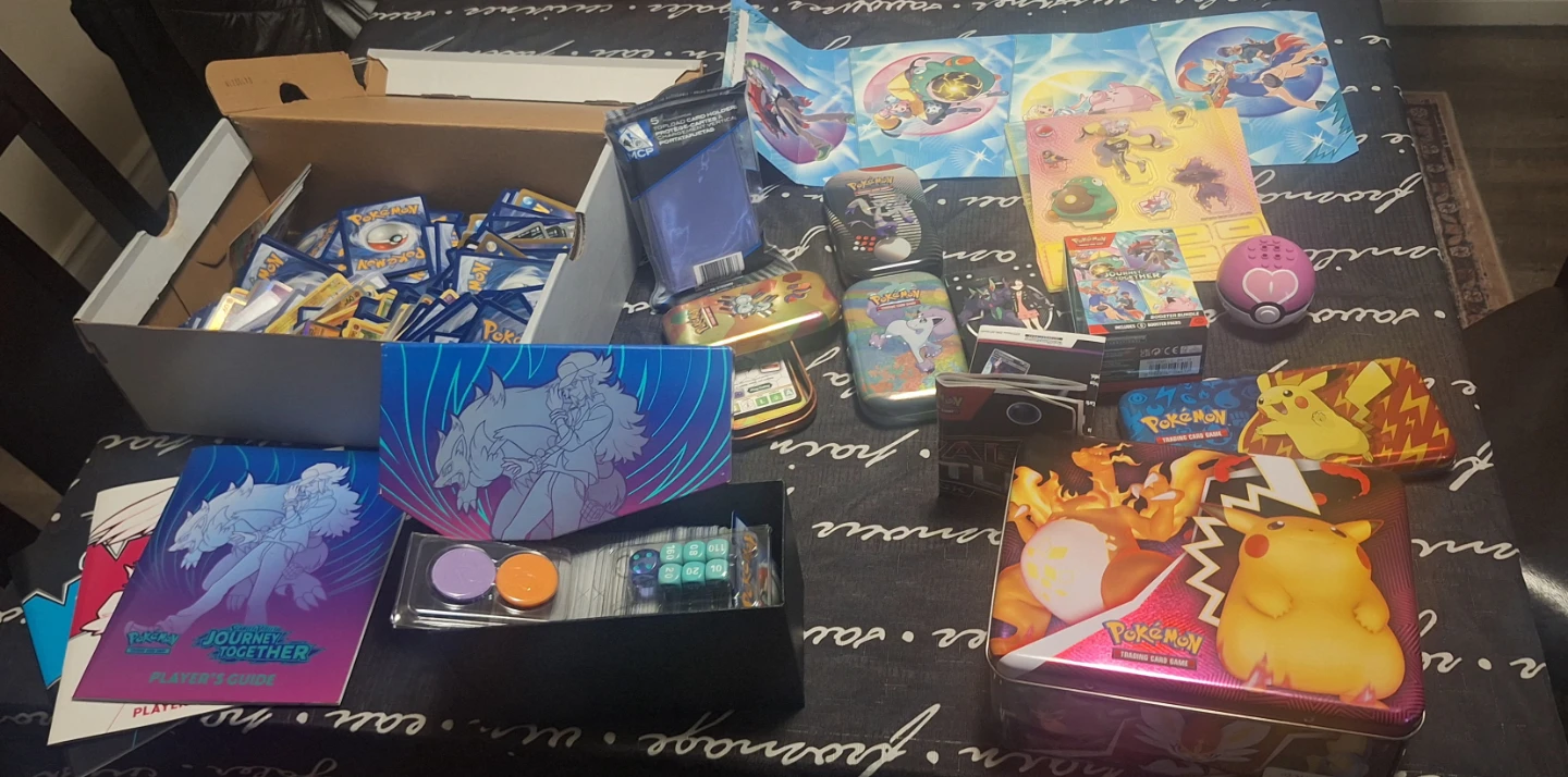 Large Pokemon Trading Card Collection
