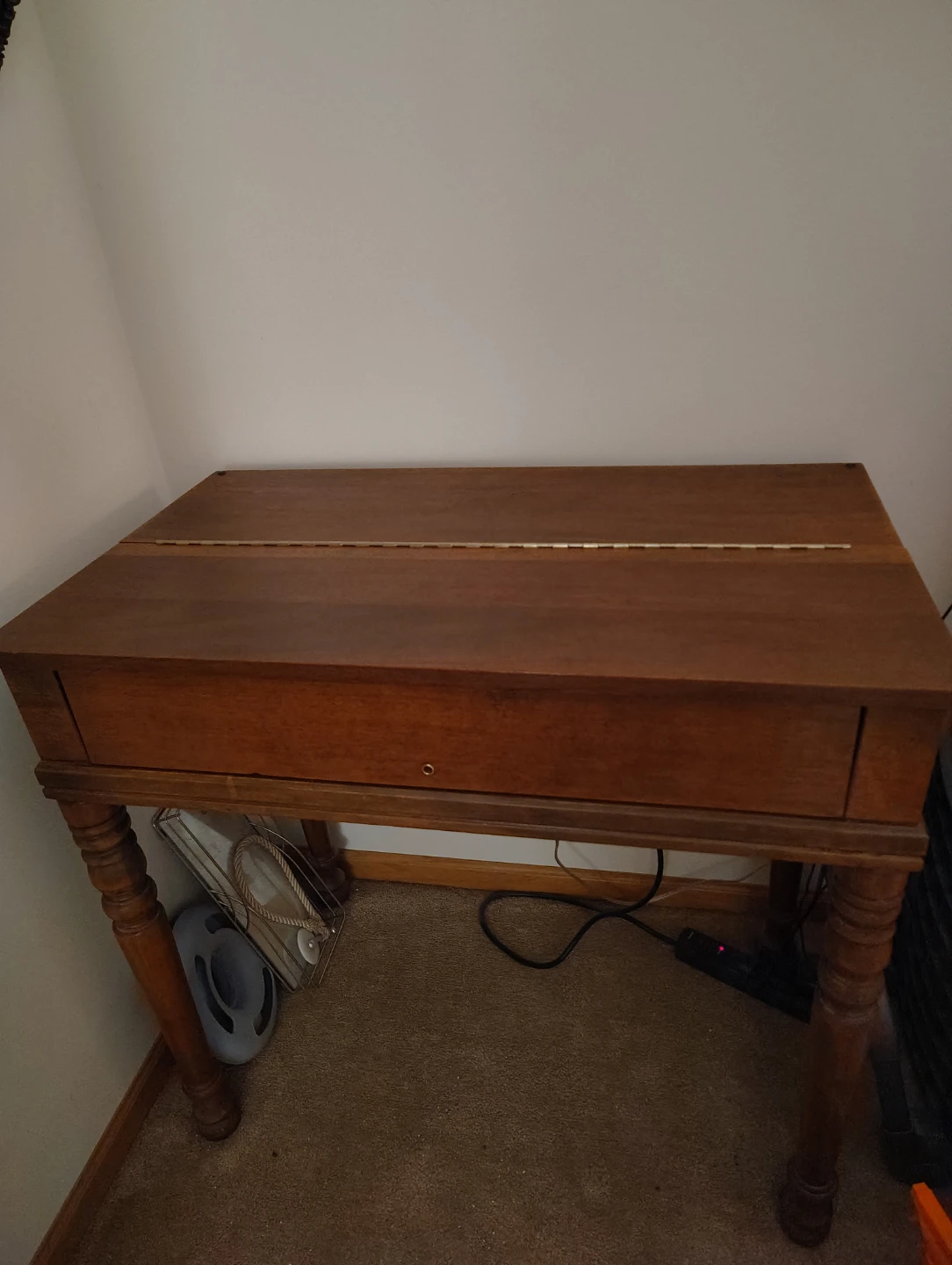 Vintage Wooden Writing Desk - photo 3