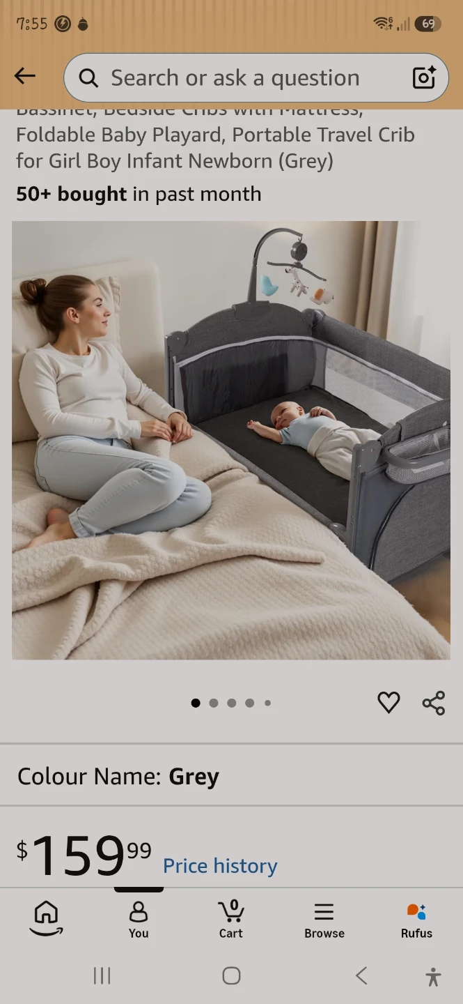 Soobaby 5-in-1 Portable Baby Travel Crib - photo 4