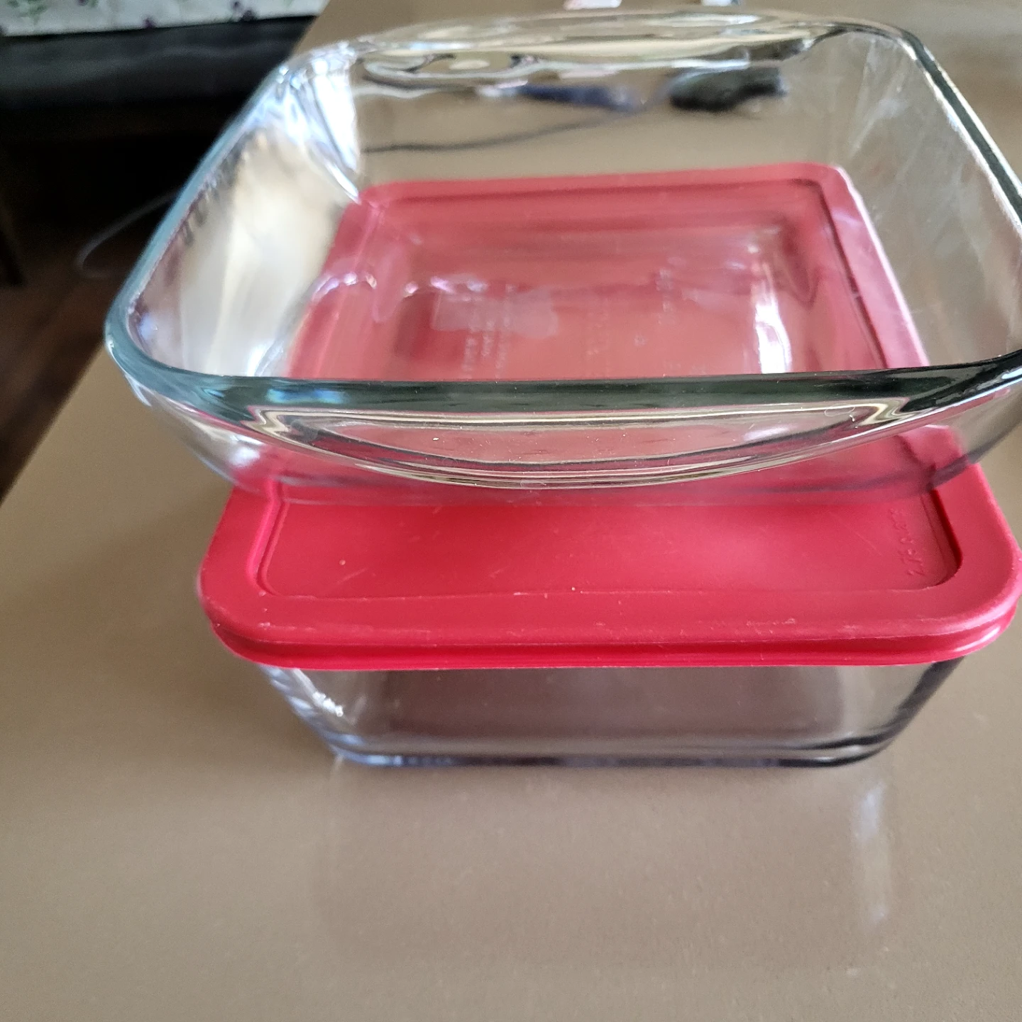 Assorted Glass Baking Dishes and Ceramic Pie Plate - photo 3