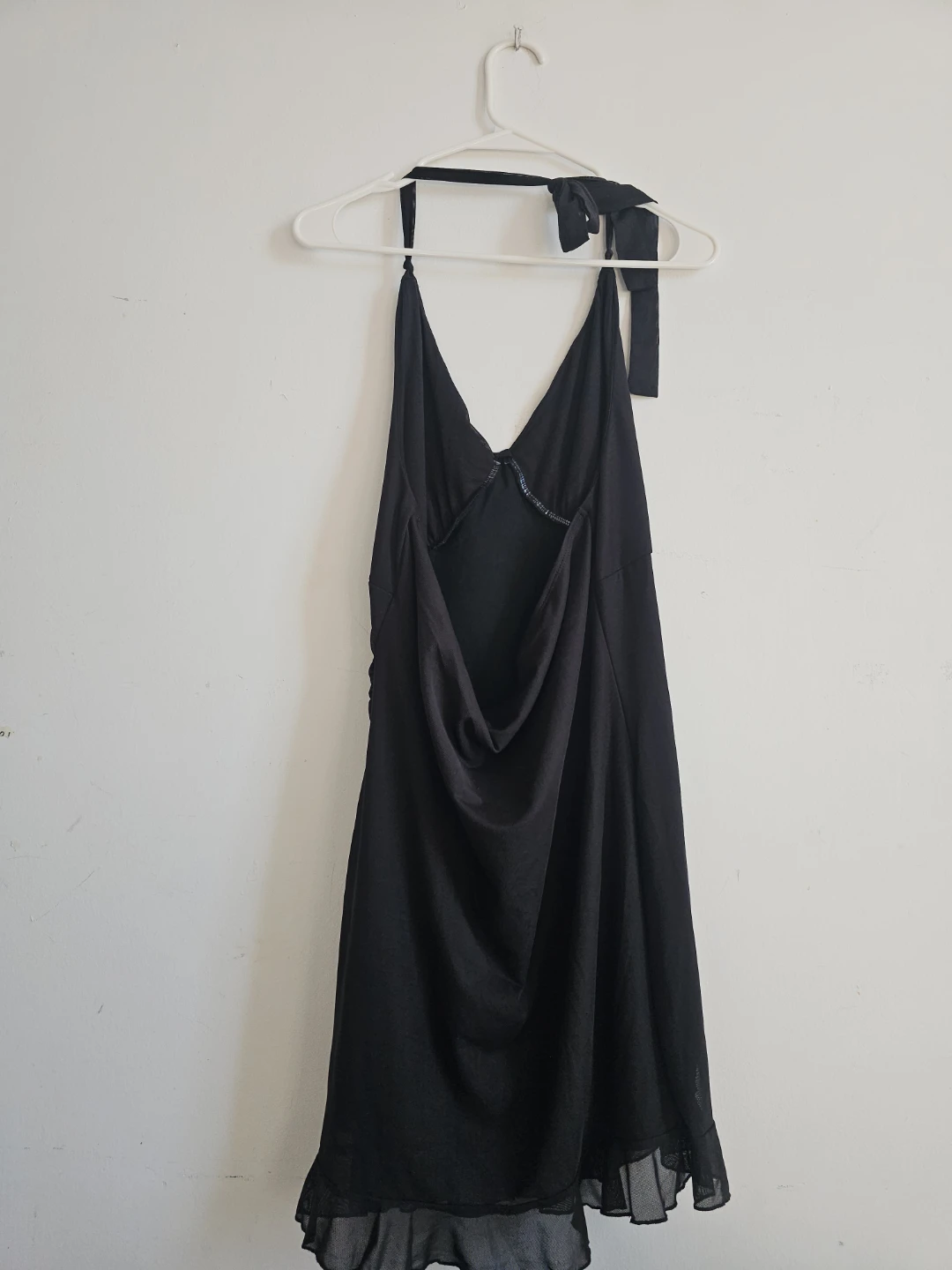 Black Halter Dress Size XL - photo 2
