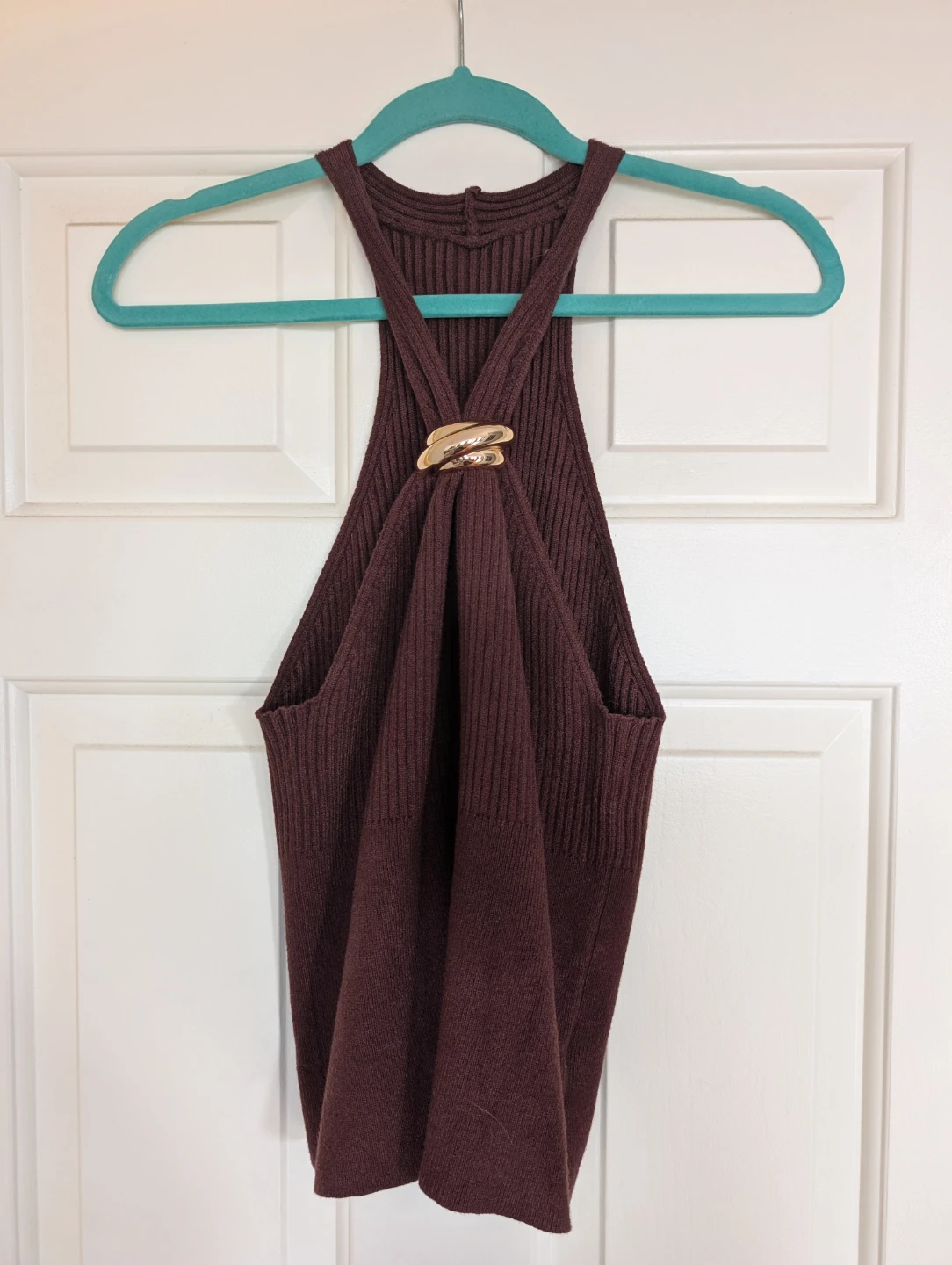 Ribbed Halter Tops