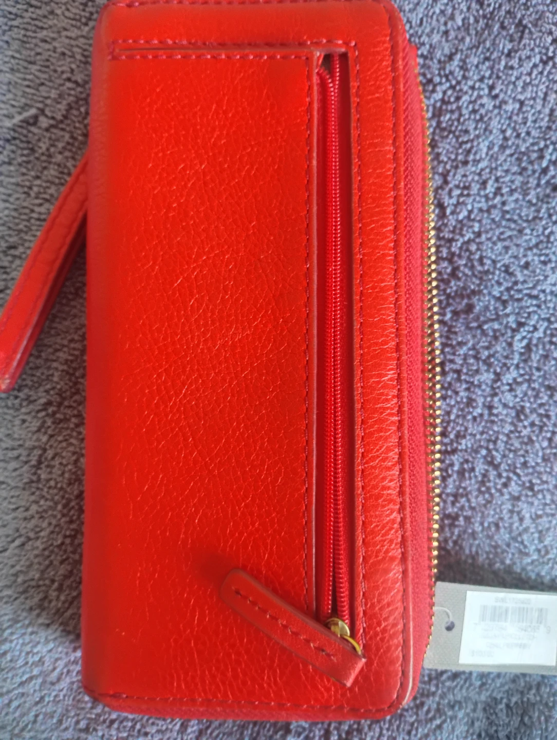Fossil Red Leather Wallet - photo 3