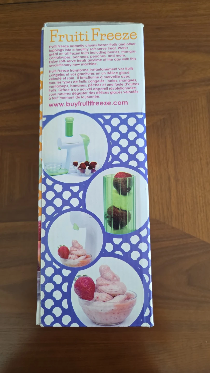 NEW Viatek Fruiti Freeze soft-serve fruit maker - photo 2