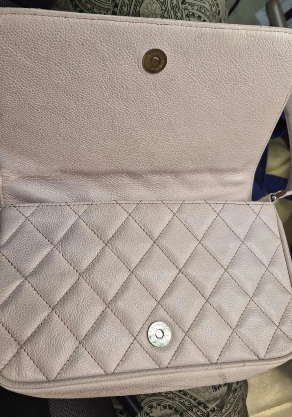 Authentic Chanel Quilted Pink Shoulder Bag - photo 3