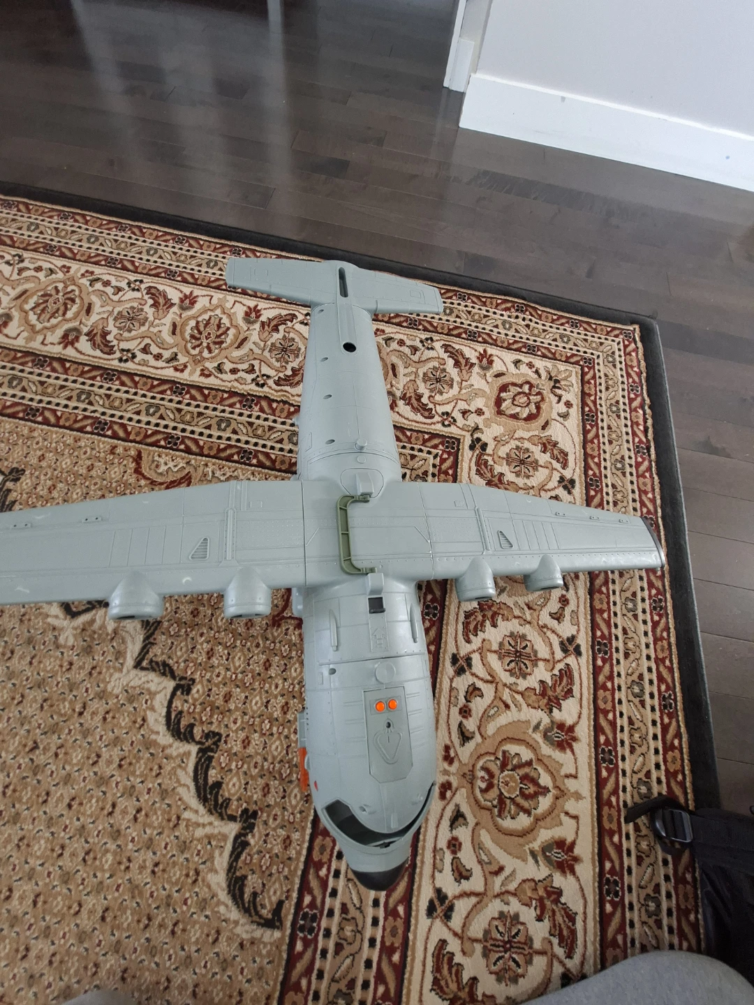 Large Plastic Military Transport Toy Plane - photo 3