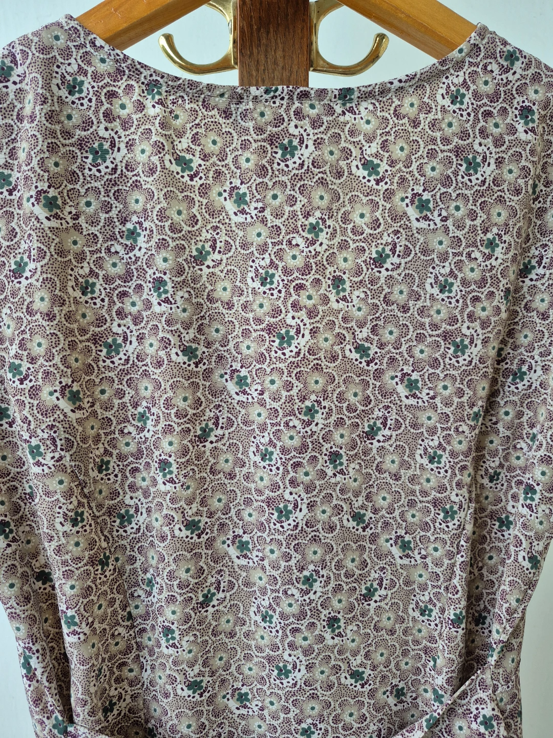 Dress: Vintage long button-down summer dress (fits S/M) - photo 5