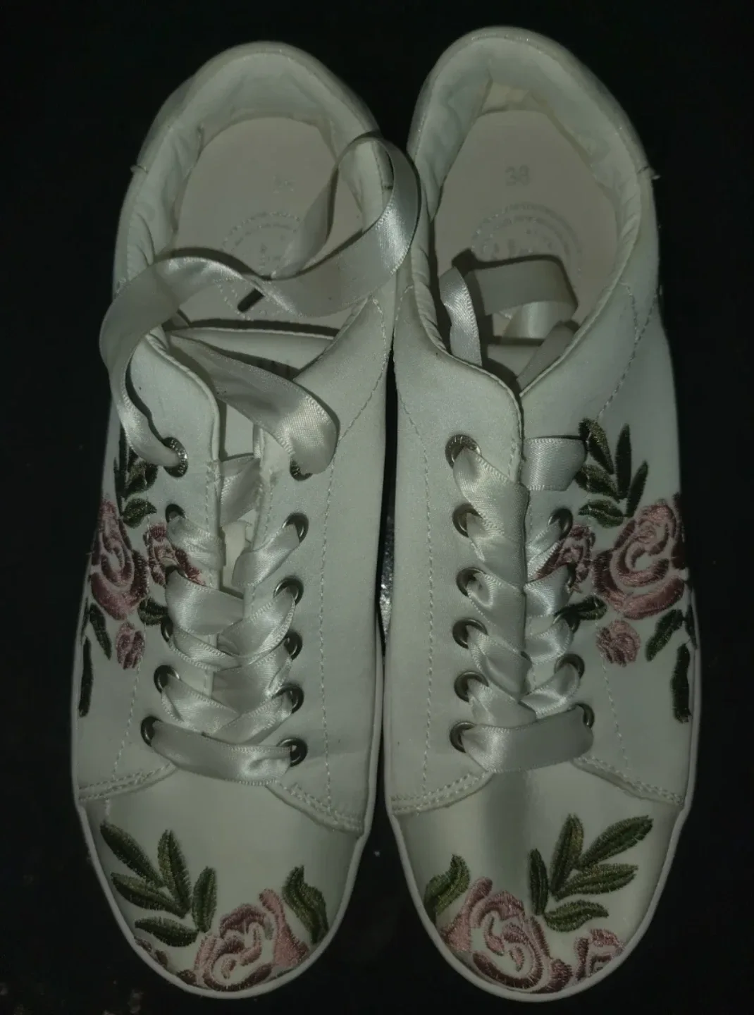 Bugatti White floral embroidered sneakers - photo 3
