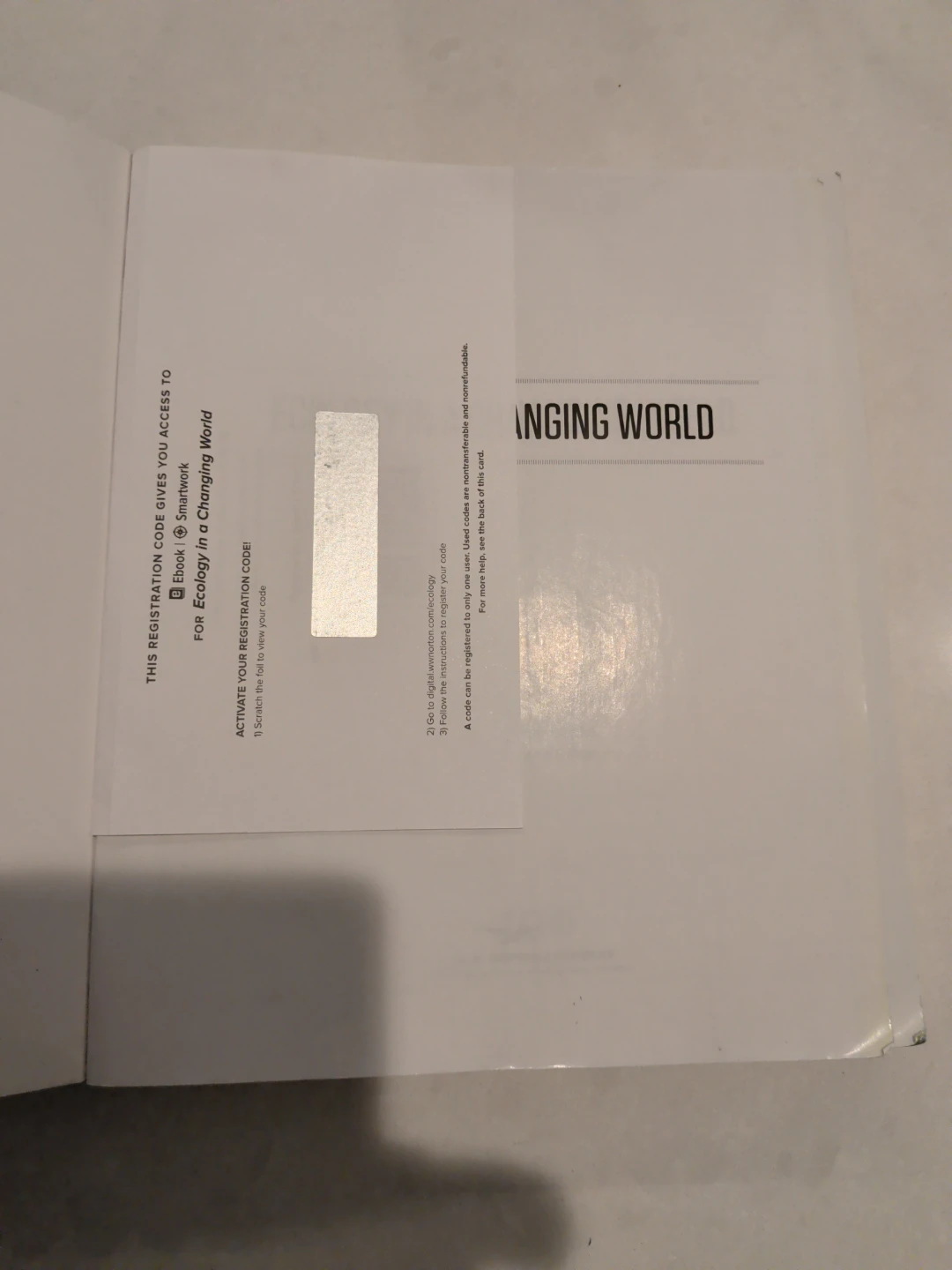 Ecology in a Changing World Textbook - photo 2