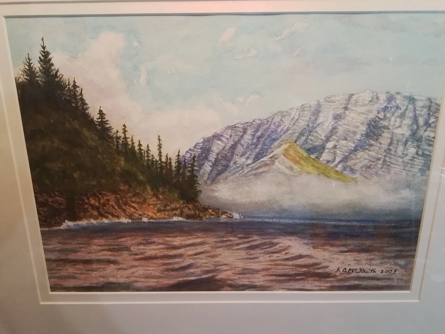 Original Canadian Landscape Watercolor by Dr. J.B. McIlraith - photo 2