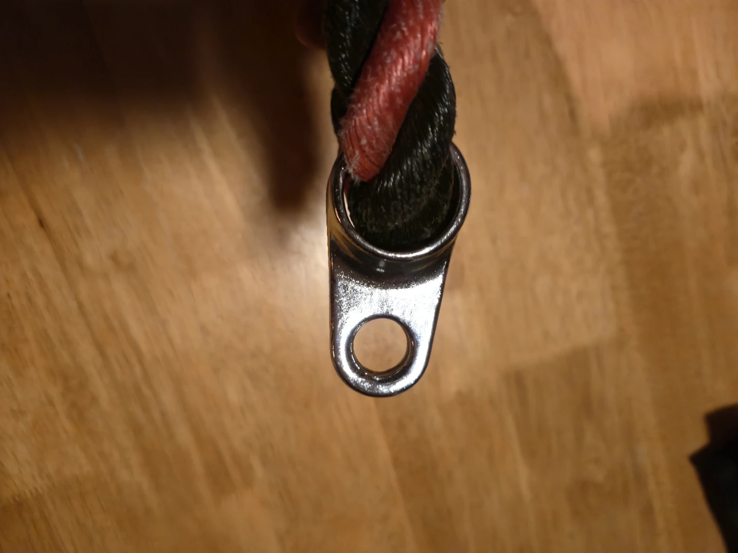 Red & Black Tricep Rope Cable Attachment – Home Gym - photo 2