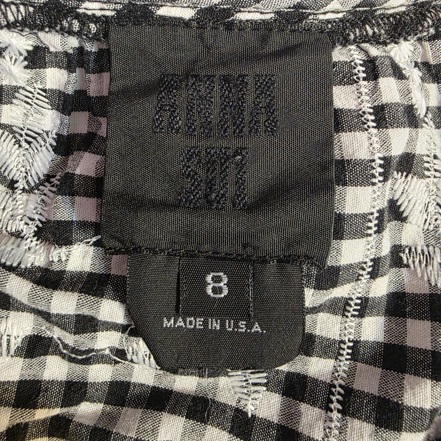 Anna Sui Anthropology Gingham  A line Skirt size 8 - photo 4