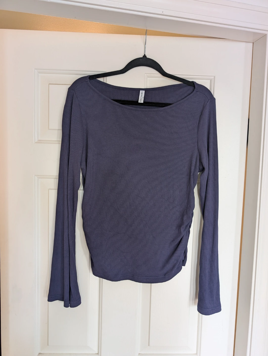 PrettyGarden Long Sleeve Ribbed Top
