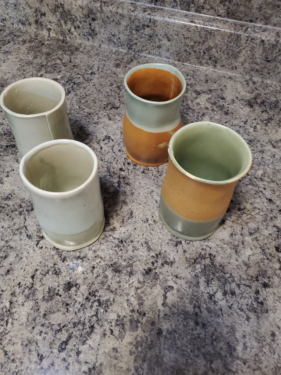 4 Handleless Ceramic Mugs - photo 2