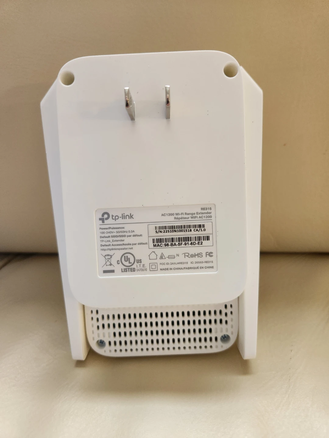 🏈TP-Link RE315 AC1200 Wi-Fi Range Extender - photo 2