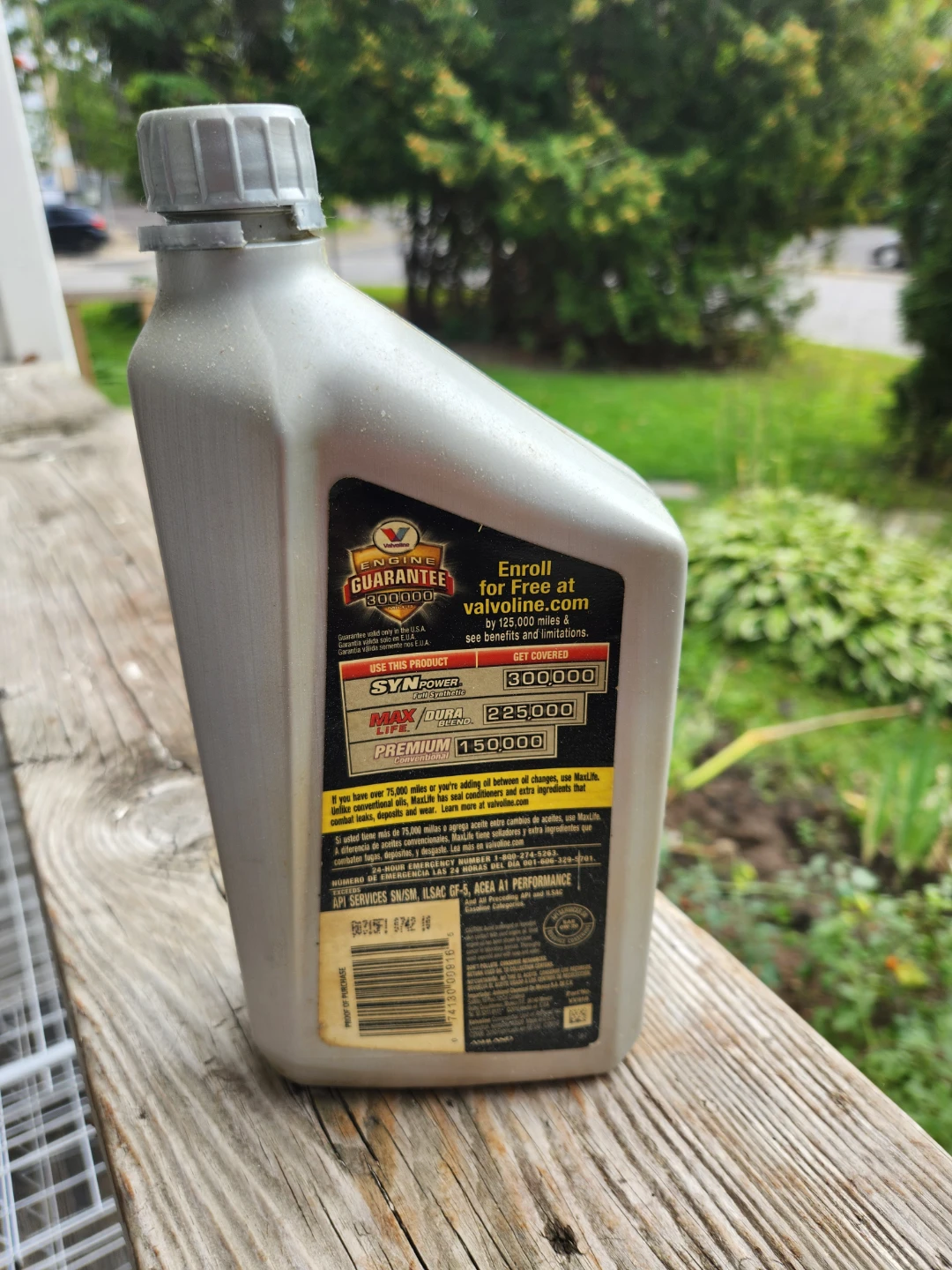 Valvoline SynPower 0W-20 Full Synthetic Motor Oil 946ml - photo 2
