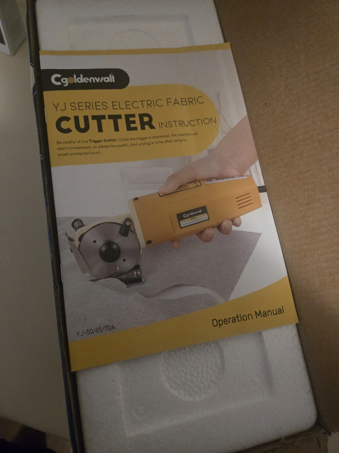 Cgoldenwall YJ Series Electric Fabric Cutter