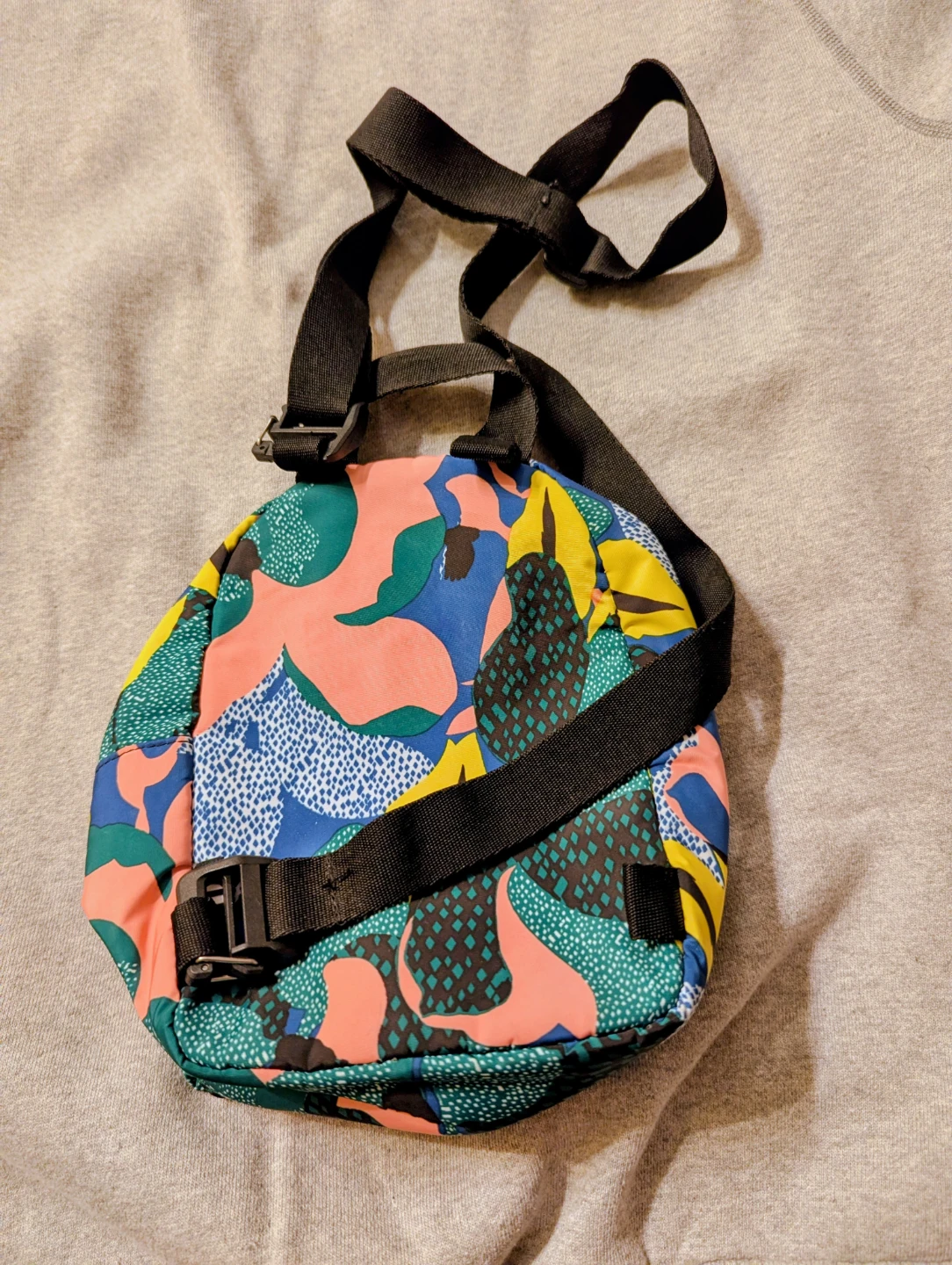Adidas Mini Backpack - Colorful Abstract Print - photo 2