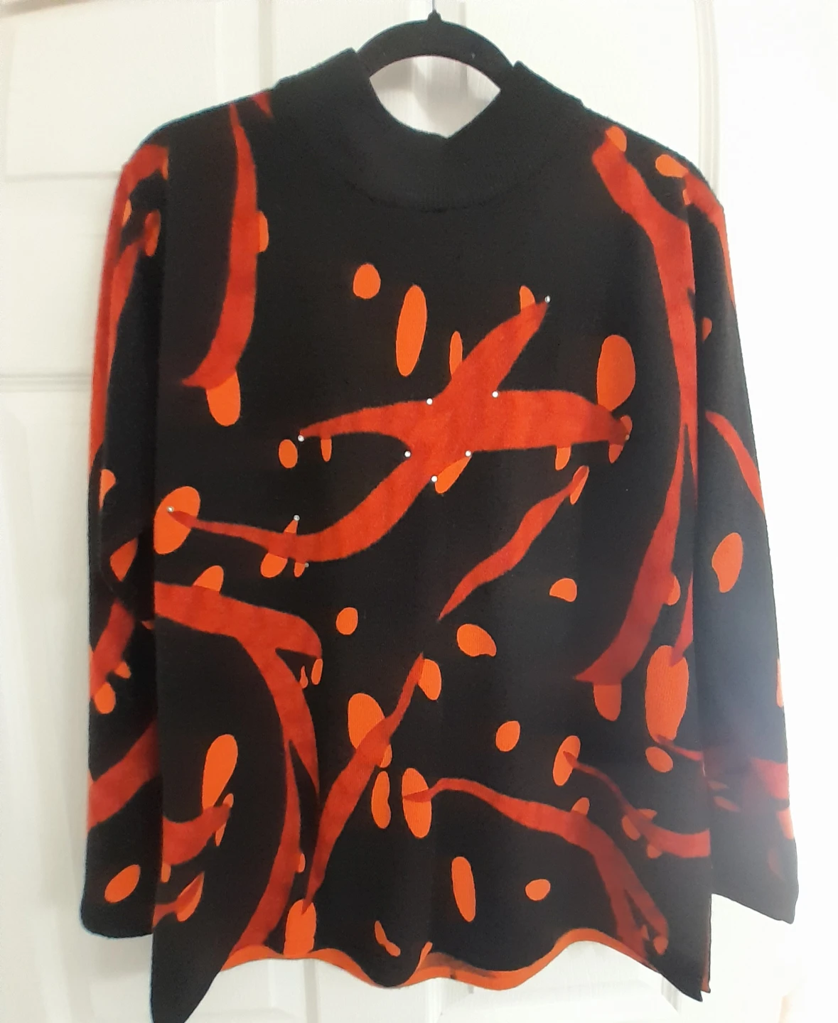 Abstract Pattern Knit Sweaters