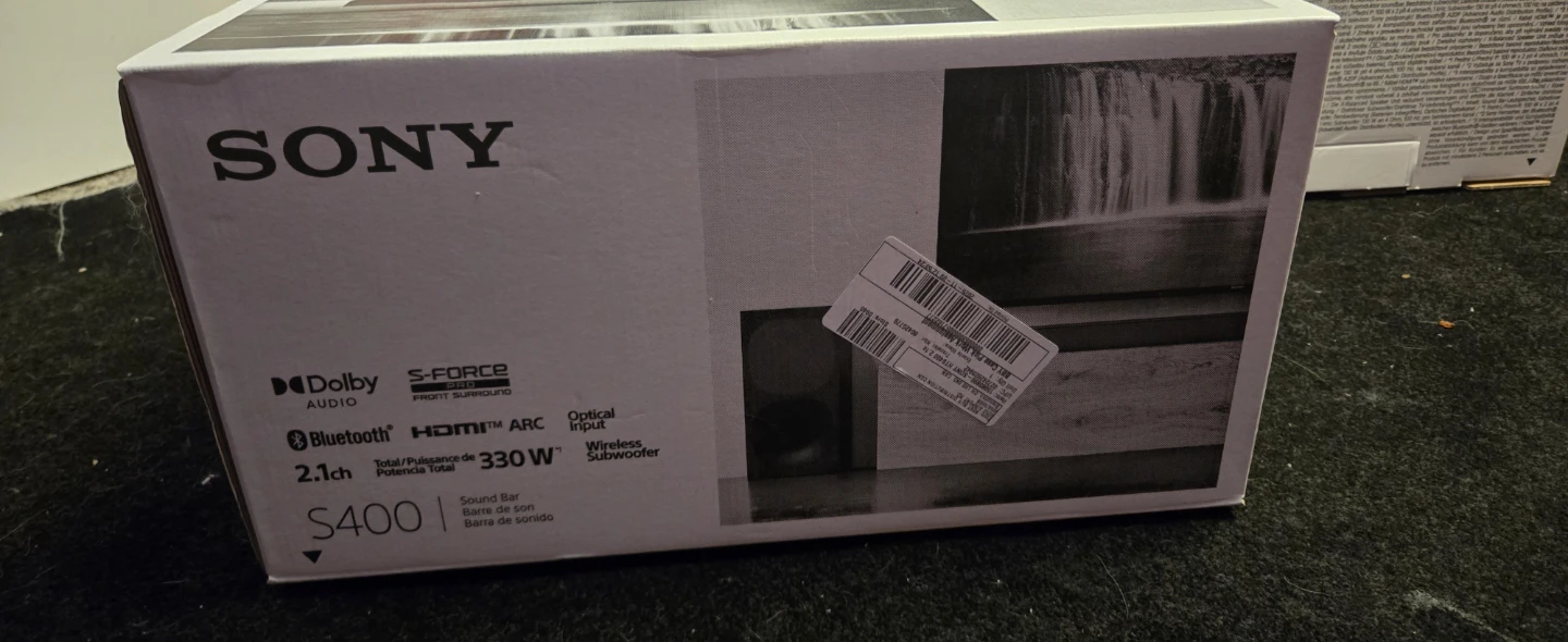 Sony S400 Sound Bar with Wireless Subwoofer