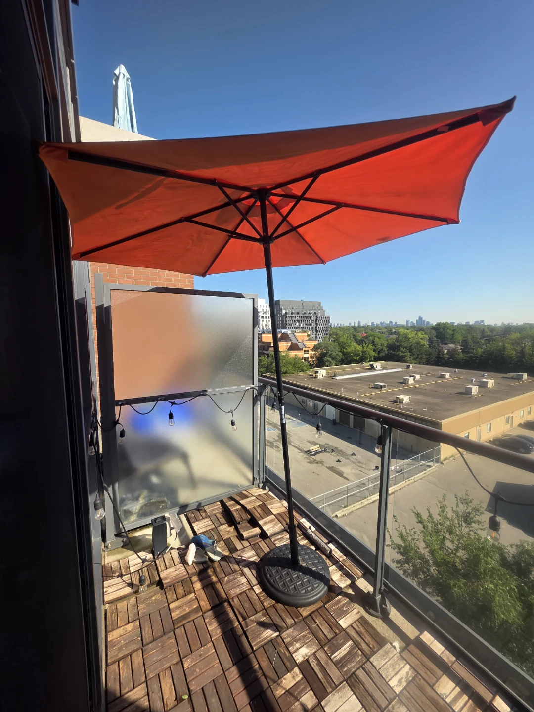 Patio umbrella (orange) - photo 4