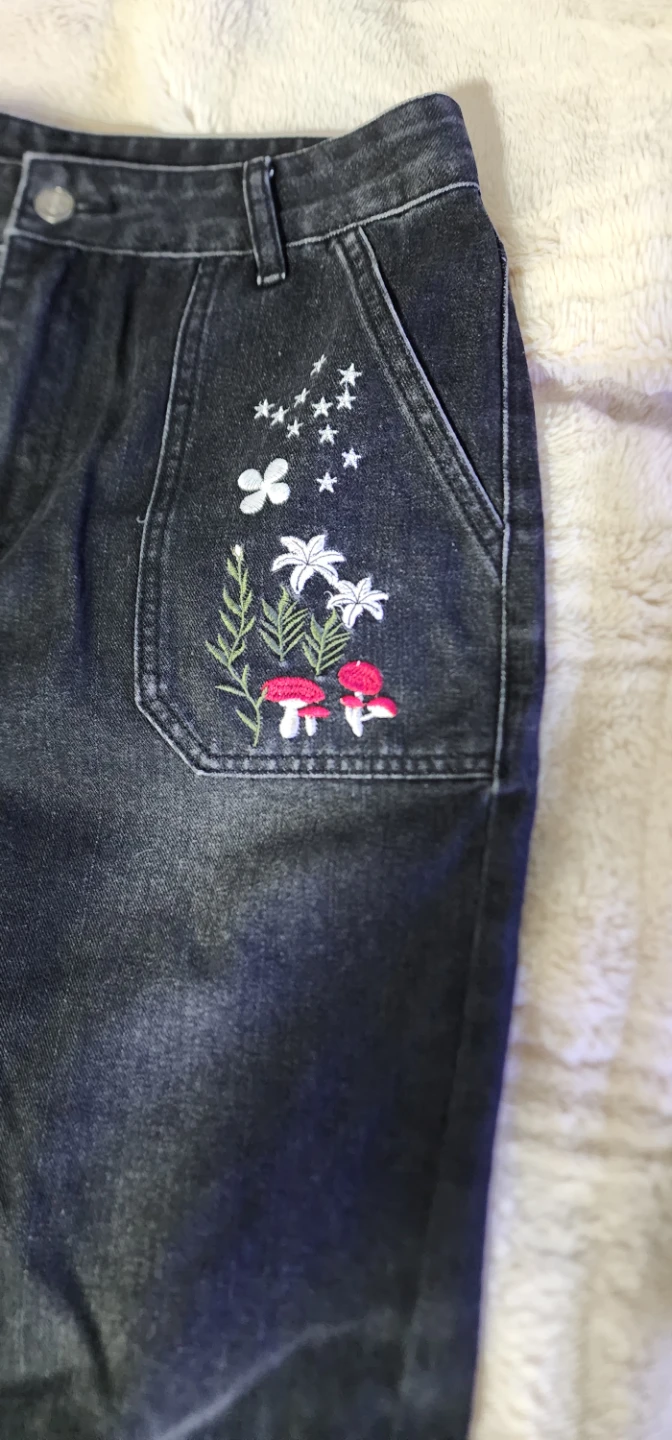 Barely worn, like new large (US 8/10 OR EUR 40/42) Denim Jeans. - photo 5