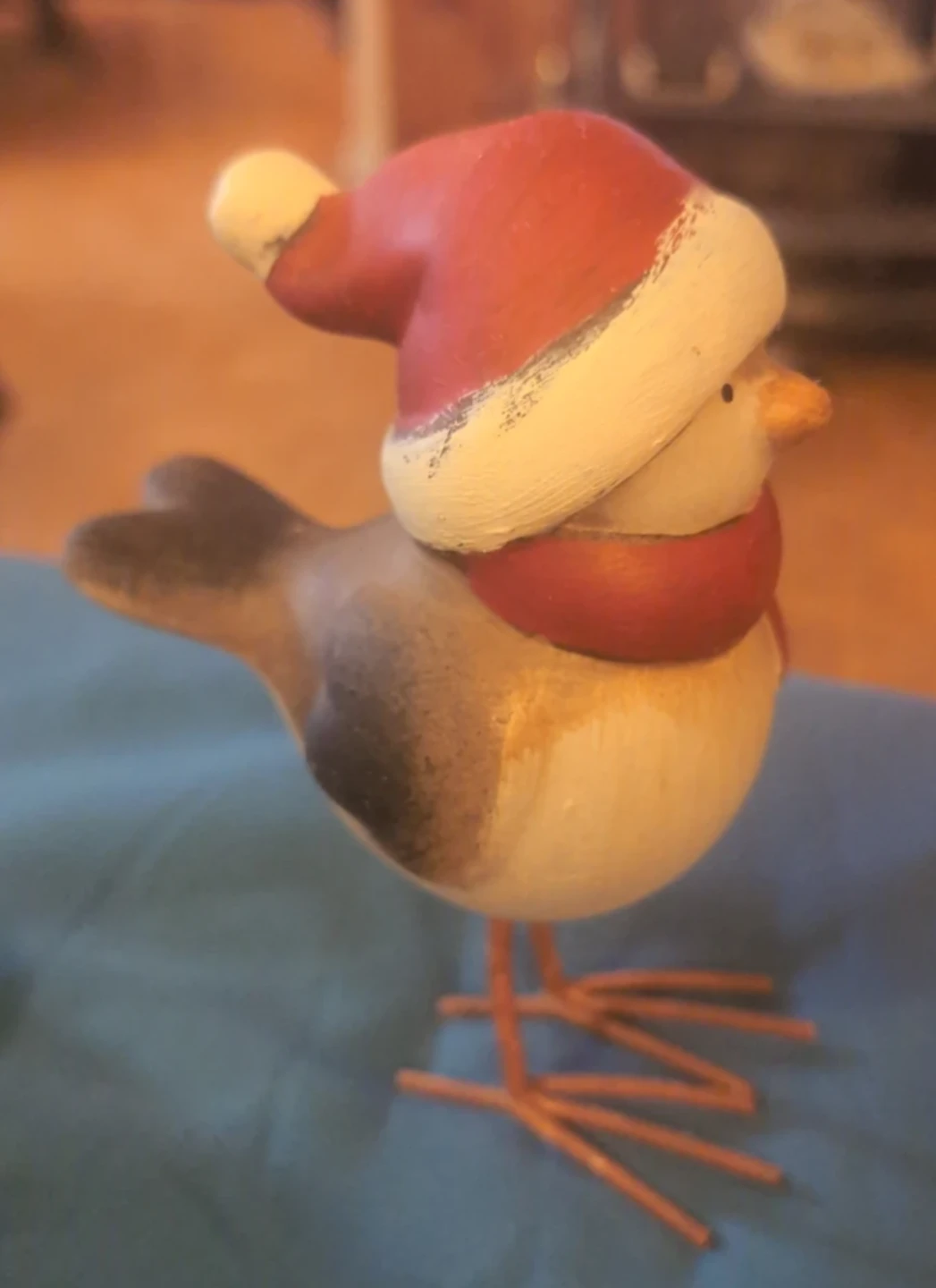 Set of 4 Christmas Bird Figurines - photo 5