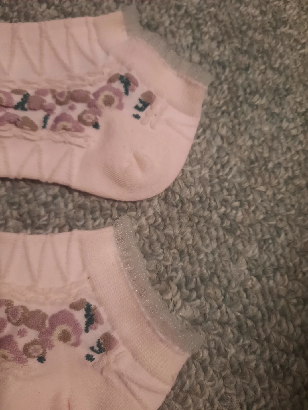New Pink Floral Ankle Socks - photo 2
