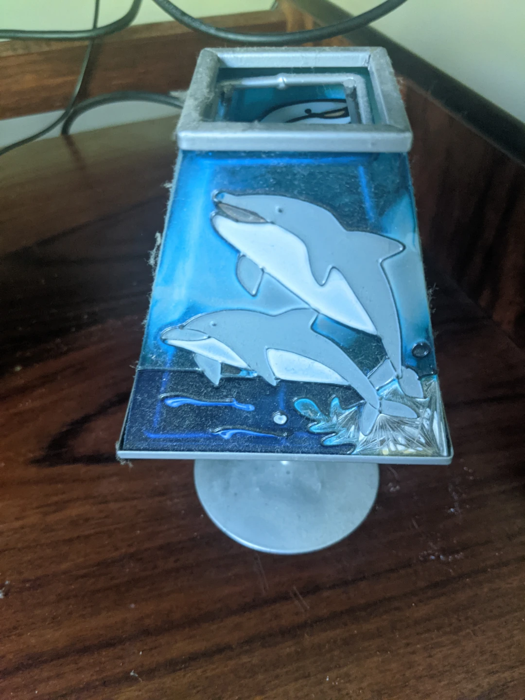 Stained Glass Style Nautical Votive Candle Holder - photo 2