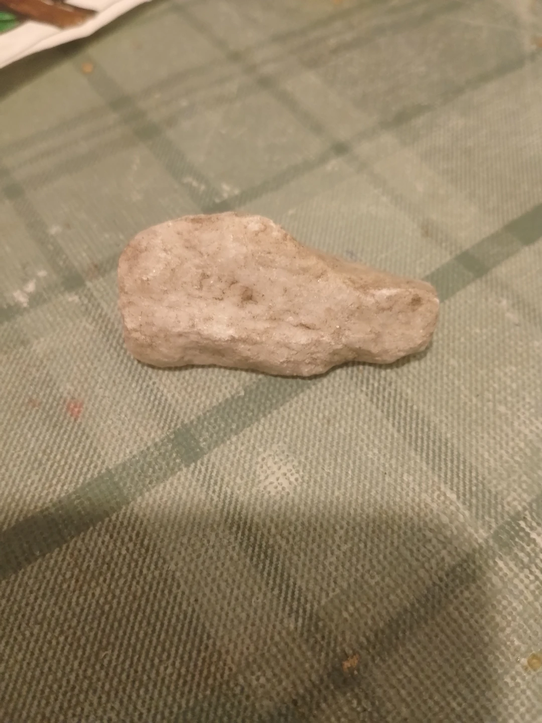 Natural white stone specimen🏈