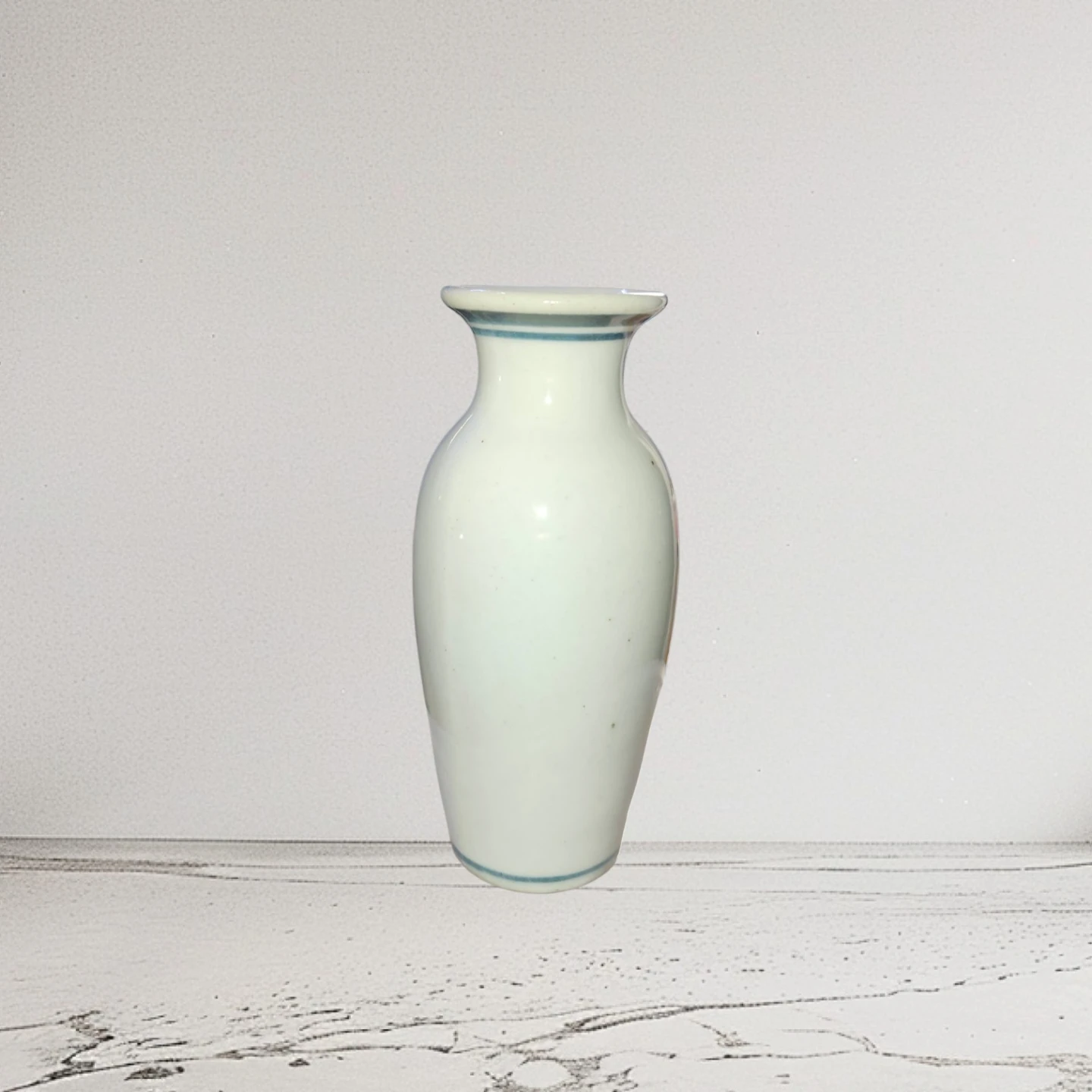 Vintage Asian Porcelain Bamboo Miniature/Bud Vase - photo 3