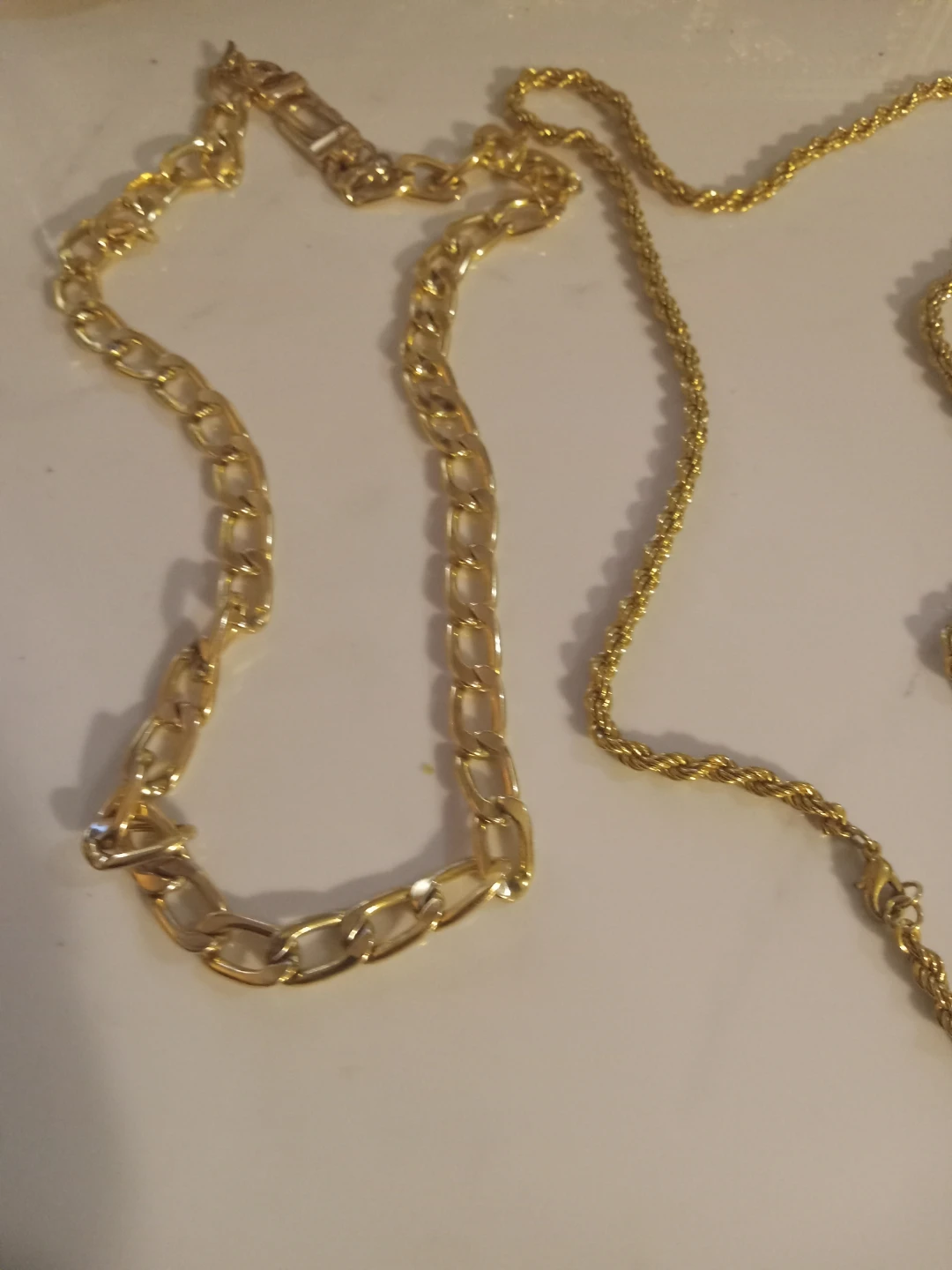 Ava+Kris Gold Tone Chain Necklace