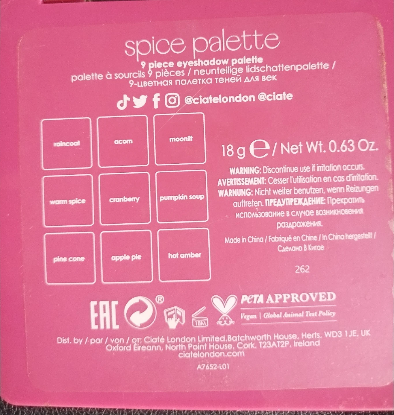 Ciate London Eye shadow palette - photo 4