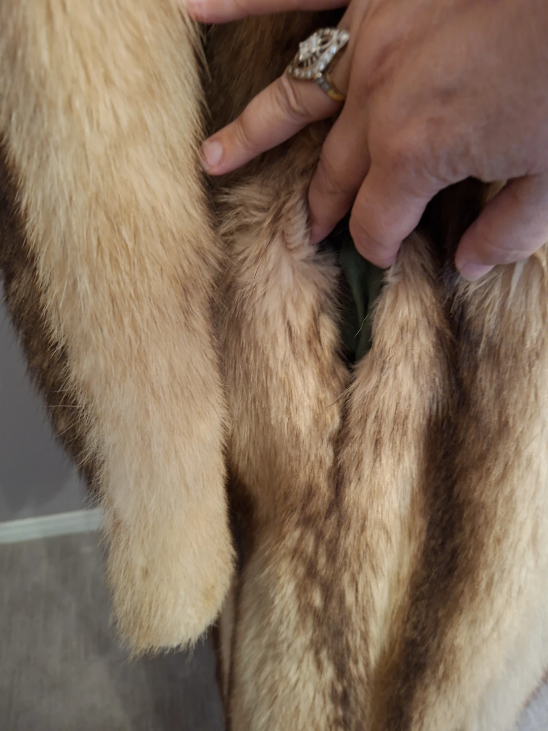 Vintage Raccoon Coat Large - photo 2