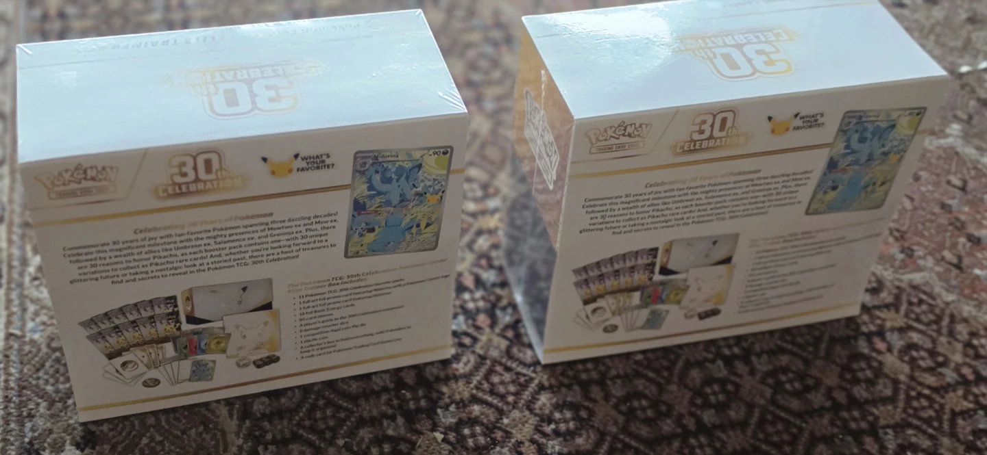 Pokémon Center 30th Celebration Elite Trainer Boxes - photo 3